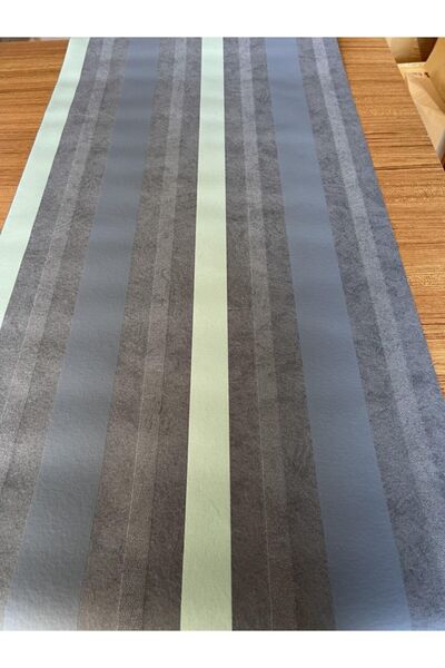 BAŞYAPI DİZAYN Antresit Çizgili Ithal Vinly Duvar Kağıdı (5m²)