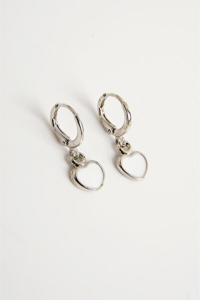 EUROMODA Pearl Necklace and Earring Set - Heart Design