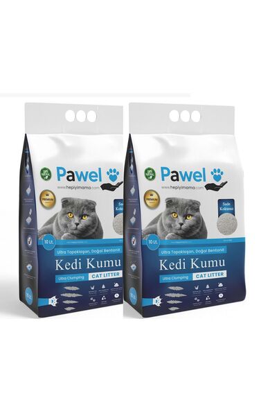 Pawel Kokusuz Topaklanan 10l X 2 Bentonit Kedi Kumu