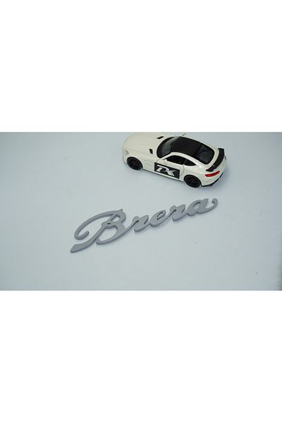 DK Tuning Alfa Romeo Brera - Gri ABS, Logo Arma Scris 3D Bagaj 3M