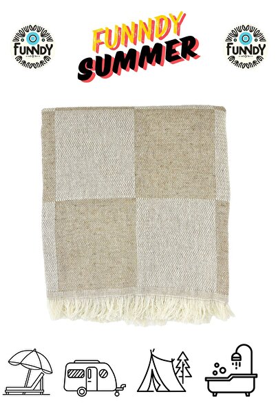 FUNNDY Πετσέτα παραλίας SUMMER με σχέδιο παντζάρι - 70x155 εκ.