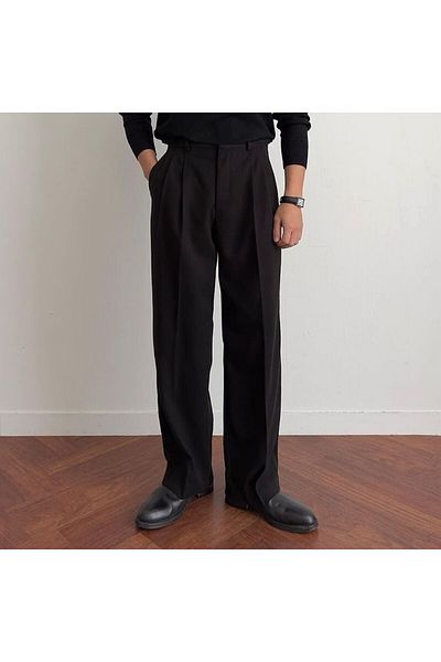MFU collection Baggy Fit Fabric Trousers