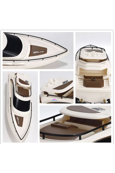 hediyecik Rc Uzaktan Kumandalı Şarjlı Sürat Teknesi Full Fonksiyon 15 km Hız