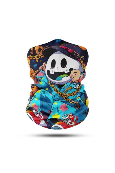 Bu Da Kaçar Mı Unisex Biker Bandana - Outdoor, Neck Collar, Motorcycle, Baff,...