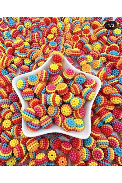 ella'nın çarşısı Mărgele de mure în fragmente de culori mixte de 14 mm Mărgel...