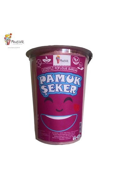 Festiva Cotton Candy in Pink Cup - 20Gr, 6 Pieces