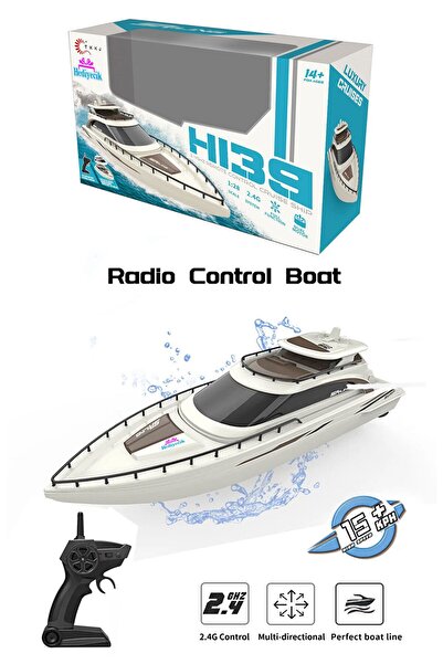 hediyecik Rc Uzaktan Kumandalı Şarjlı Sürat Teknesi Full Fonksiyon 15 km Hız