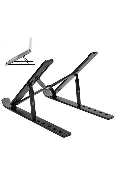 Elit Elitstore Black Aluminum Notebook Stand - Portable and Folding