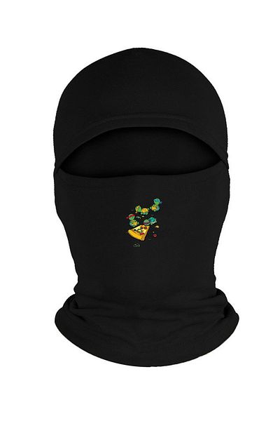Fanze Модел полярна ски маска Ninja Bl4479 - Дизайн на костенурки
