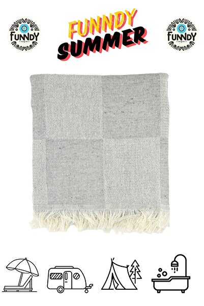 FUNNDY Πετσέτα παραλίας SUMMER με σχέδιο παντζάρι - 70x155 εκ.