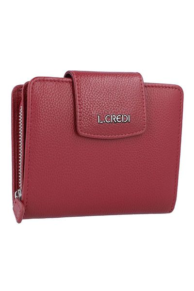 L.CREDI Maranello wallet leather 12.5 cm
