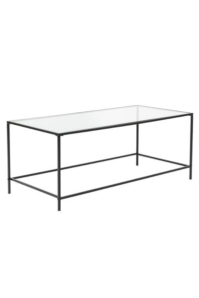 tino furniture Milan Siyah Metal Orta Sehpa