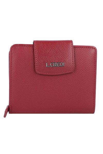 L.CREDI Maranello wallet leather 12.5 cm
