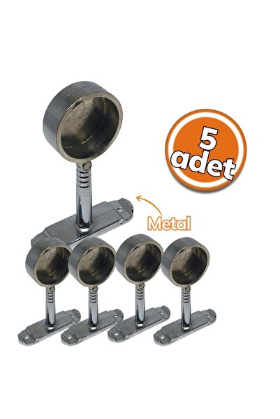 Ayder Boru Babası Yuvarlak Eko Kapalı Krom 5'li Set