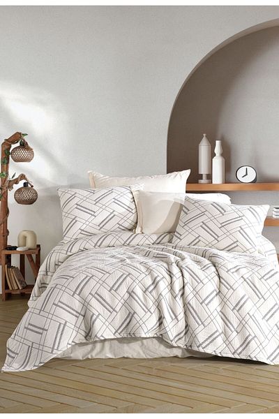 Antepiş Home Claris Anthracite Double Bedspread
