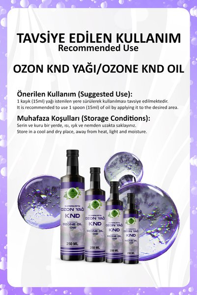 Gökçek Şifa Ozone oil knd (ozone oil knd) 250 ml.
