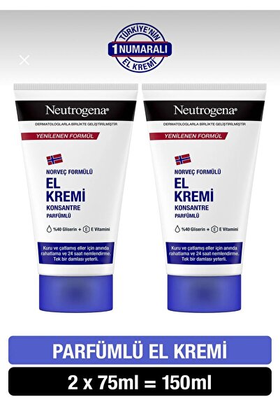 Neutrogena Norwegian Formula Hand Cream 75 ml 2 Pack (Perfumed)