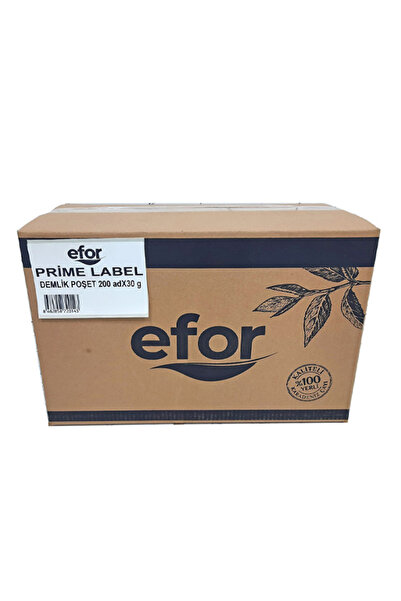Efor Prime Label Jumbo Demlik Poşet Siyah Çay - 30gr*200'lü