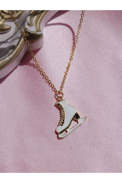 Reorah Collection Ice Skate Design Necklace