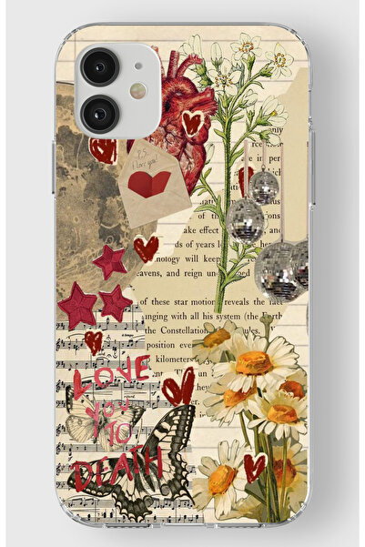 moonset Iphone 11 Uyumlu Love You Tasarımlı Baskılı Şeffaf Telefon Kılıfı