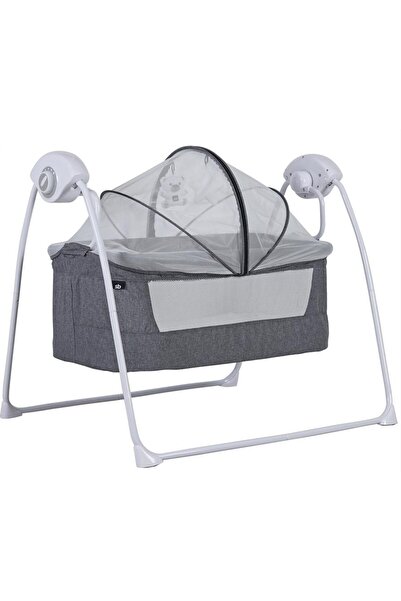 Sunny Baby 9146 Caretta Elektrikli Ve Pilli Otomatik Sallanan Bebek Beşik-gri...