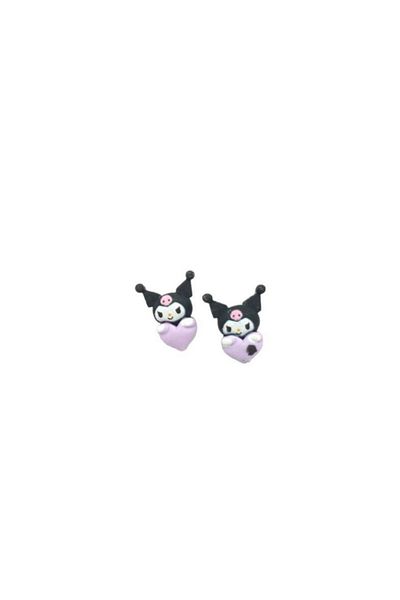 Herşey Nota Children's Earrings - Kuromi Model