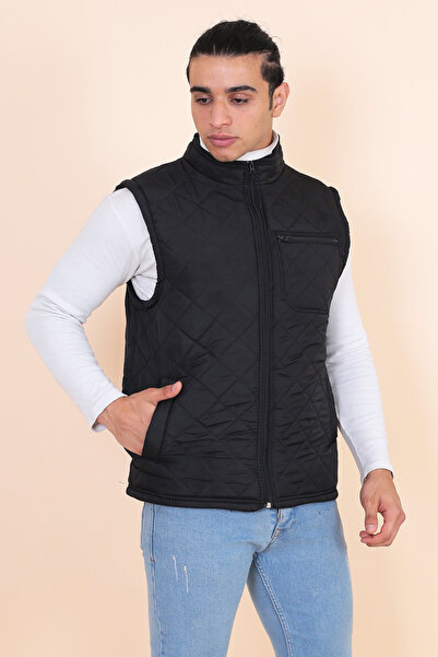 HeviStor Капітоне чоловічий жилет - надувний класичний, з бічними кишенями, Floto 006.HeviStor