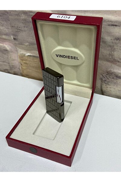 Vindiesel Marka Kare Kare Desenli Füme Renk Ince Model Isme Özel Çakmak
