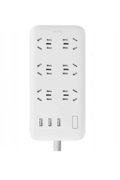 MİAMAİ Xiaomi Mi Power Strip 6-Piece with USB Port and Current Protection Socket Six Sockets
