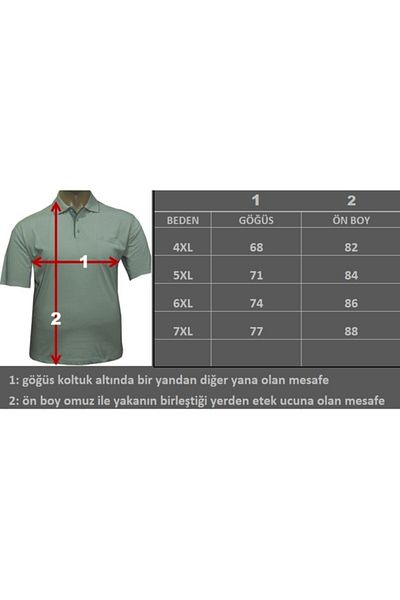 Dio Rise Tricou albastru cu guler polo de marime mare pentru bărbați