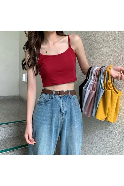 Karakedi Basic Strappy Crop Body