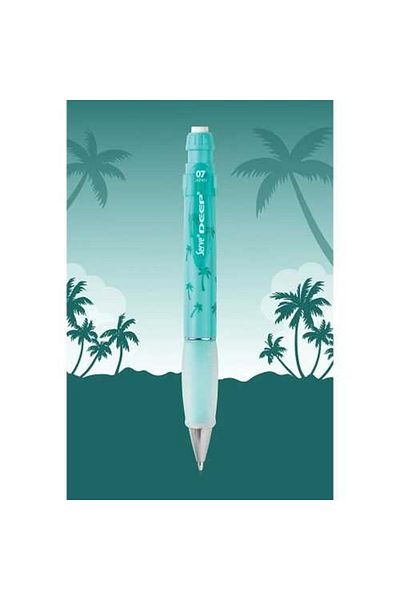 Tombow Serve Deep - 07 mm Palm Patterned Yellow Pen Basni