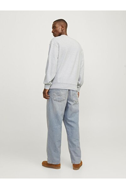 Jack & Jones Sweatshirt mit Rundhalsausschnitt und einfarbigem Sweatshirt