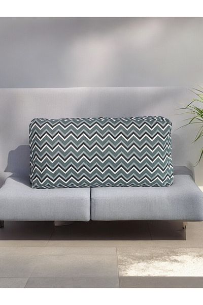 AYPETEKS Set de canapea și grădină cu model în zig-zag - husă de pernă