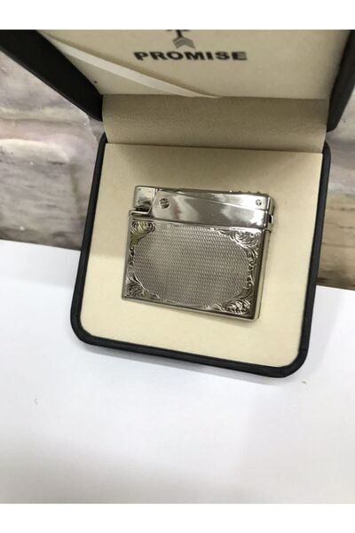 PROMISE Gümüş Gri Gazlı Sarmaşık Desenli