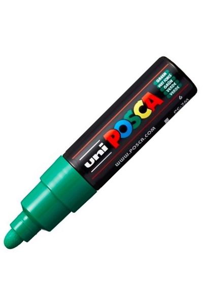 Uni Green Posca Marker Pen - 7m, 4.5-5,5 Mm Pc