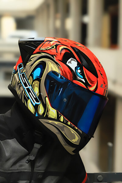 LS2 RAPID 2 RACE SPOX KIRMIZI-GRİ KASK