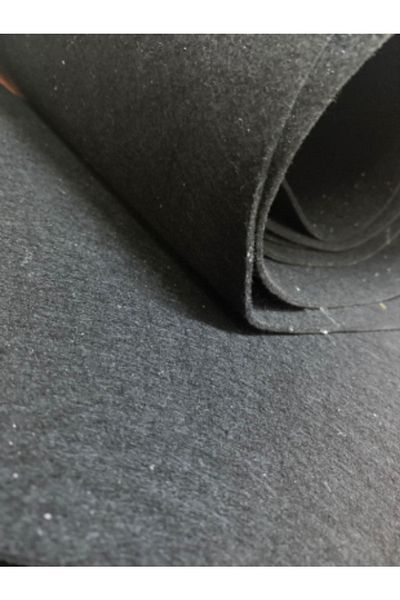 Endüstriyelkesim Thin Felt 1 Mm Thick 1 Mt Black