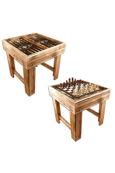 Onay Store Footed Mother of Pearl Backgammon - Light Color Backgammon Set