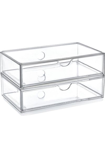 Onay Store Συρταριέρα κοσμημάτων μακιγιάζ Organizer 2 τεμαχίων