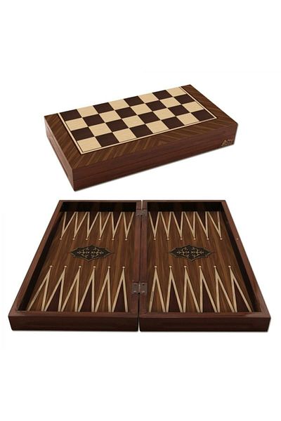 Onay Store Antique Walnut Backgammon