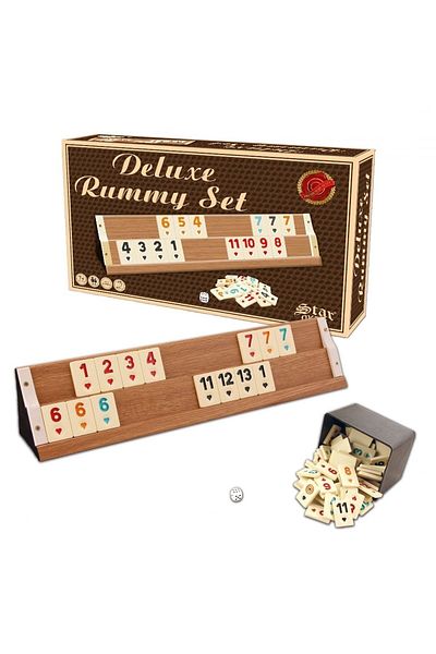 Onay Store Deluxe Wooden Okey Set - Light Color Large Size 1st Quality Istaka 43 Cm