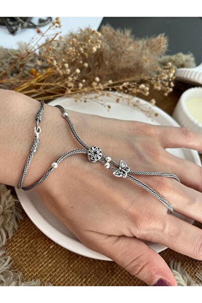 DPS KONTROL ŞAHMERAN Hediyelik bileklik El örmesi 1000 Ayar gümüş kazaziye