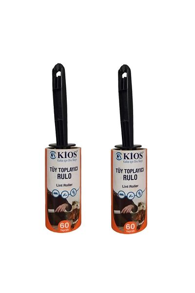kios 2 Pack of 60 Sheets Adhesive Lint Roller