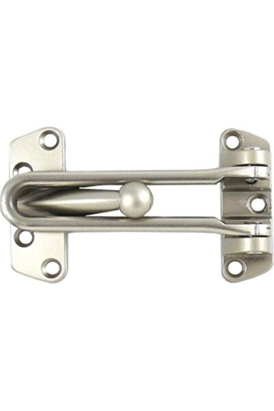 EraycanYapıMarket Emniyet Kelepçesi Çelik Ahşap Kapı Emniyet Mandalı Saten Renk