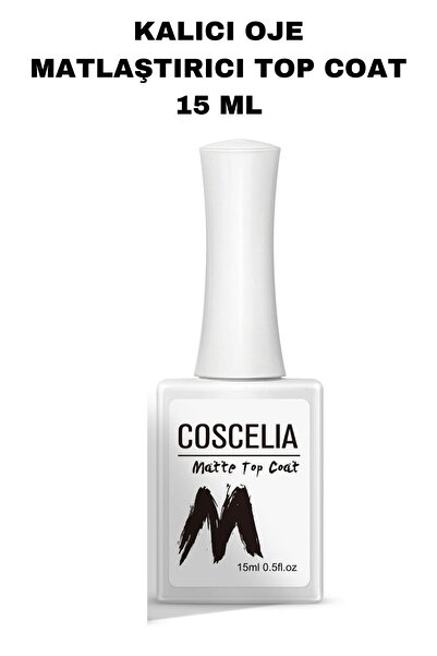 Coscelia KALICI OJE MATLAŞTIRICI TOP COAT 15 ML-30+GÜN KALICILIK