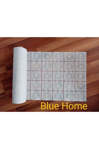 Style Lace PVC Shelf Cabinet Drawer Cover / Width: 50cm X 5 Mt - Lace Flower 01