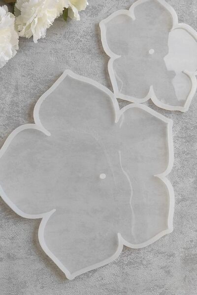 By Shesel Epoksi Silikon Kalıbı Çiçek Kek Standı Reçine Epoksi Silikon Kalıp