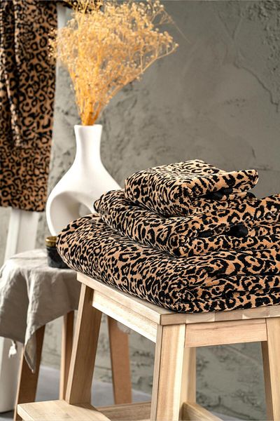 Soley Set de prosoape Panthera din 3 piese, 100% bumbac