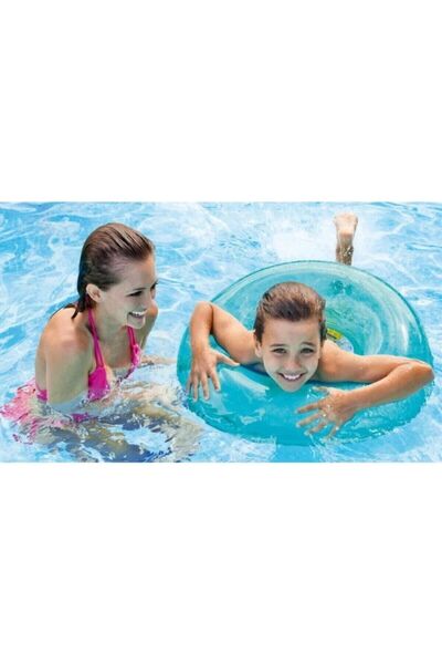 Intex Şeffaf Baskılı Jumbo Simit 76 Cm - 59260 Pembe